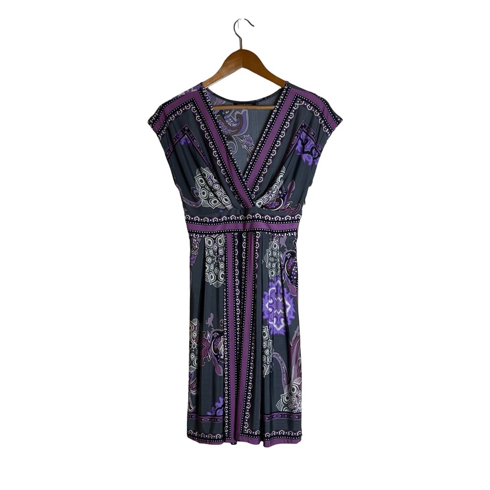 Coco & Tashi patterned short sleeve dress. Size small